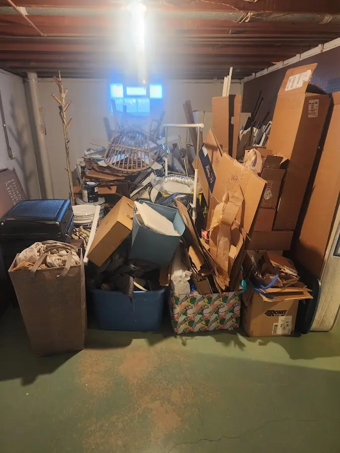 Roll-off dumpster container at job site for Roll Off Dumpster Rental in Cairo